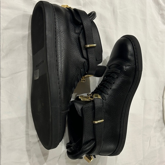 Buscemi Black Sneakers with Gold Details main image 7